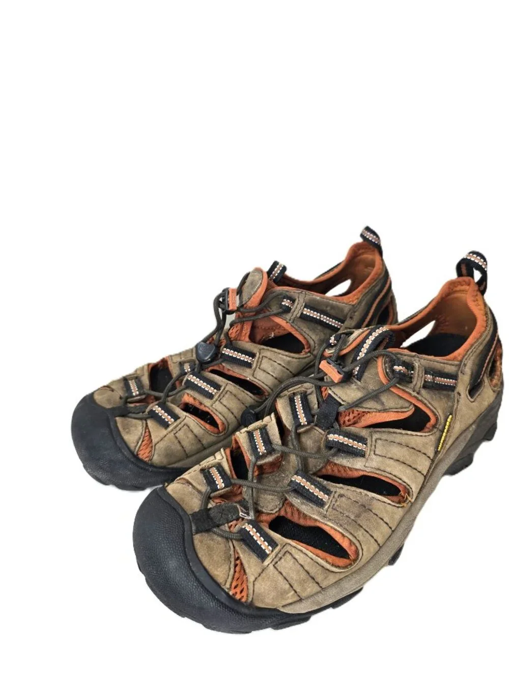 Keen Arroyo II Brown Leather Waterproof Hiking Outdoor Sandals Men Size 9.5